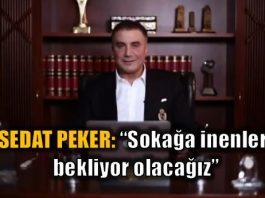 Sedat Peker: Sokağa inenleri bekliyor olacağız referandum evet dedi video