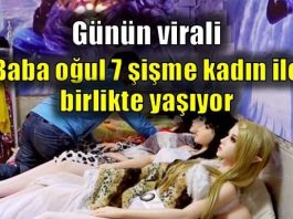 baba oğul 7 şişme kadın bebek ile birlikte yaşıyor