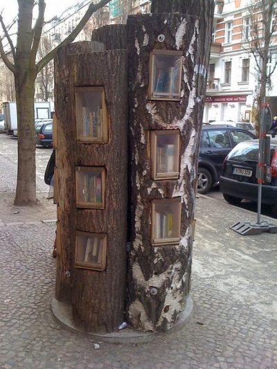 Ağaç kütüphane: Berlin'de bir kitap okuma hareketi