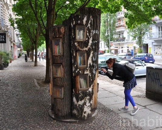 Ağaç kütüphane: Berlin'de bir kitap okuma hareketi