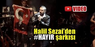 Video: Halil Sezai'den olay yaratan 'Hayır' şarkısı
