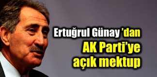 Ertuğrul Günay'dan AK Parti'ye 5 maddelik açık mektup