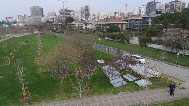 Fenerbahçe sahili yürüyüş ve bisiklet yolları kapatıldı ibb tenis kortu rant kadıköy