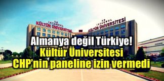 Kültür Üniversitesi CHP'li vekillerin panelini engelledi