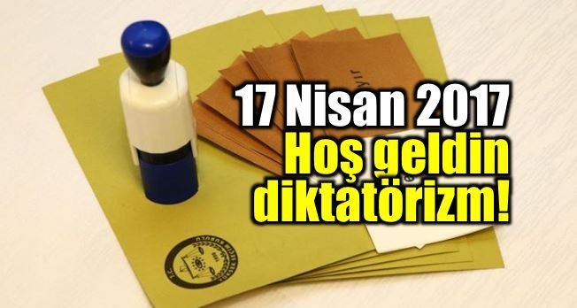 Kazanan vicdansızlık oldu, kazanan onursuzluk oldu, kazanan haksızlık oldu. Kazanan diktatörizm oldu (!)