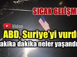 ABD savaş gemileri, Suriye'nin İdlib kentine ikinci kez kimyasal silah saldırısı düzenleyen Suriye rejime ait Şayrat Hava üssünü vurdu.