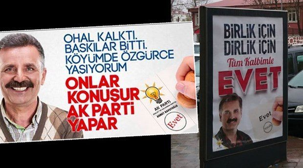 AK Parti referandum reklamı: OHAL'in kalkmasına da gelmesine de Evet