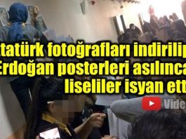 Atatürk fotoğraflarının indirilmesine isyan eden liseliler