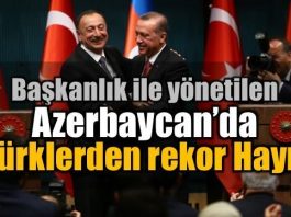 Azerbaycan'da yaşayan Türklerden rekor Hayır