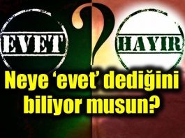 Neye evet dediğini biliyor musun?