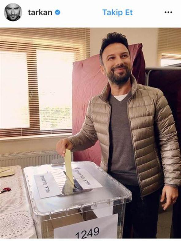 tarkan referandum oy kullandı