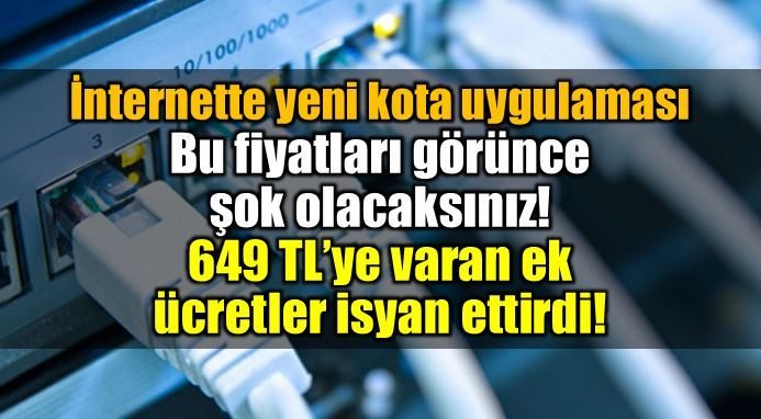 adil kullanım kotası btk akk ek tarife ücretler