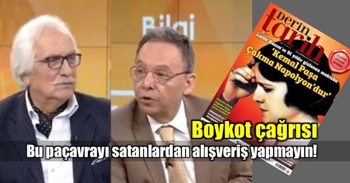 Atatürk'e hakaret eden dergiyi satanlara boykot çağrısı boykot