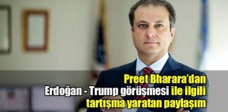 Bharara'dan Erdoğan-Trump görüşmesine dair tartışılan paylaşım
