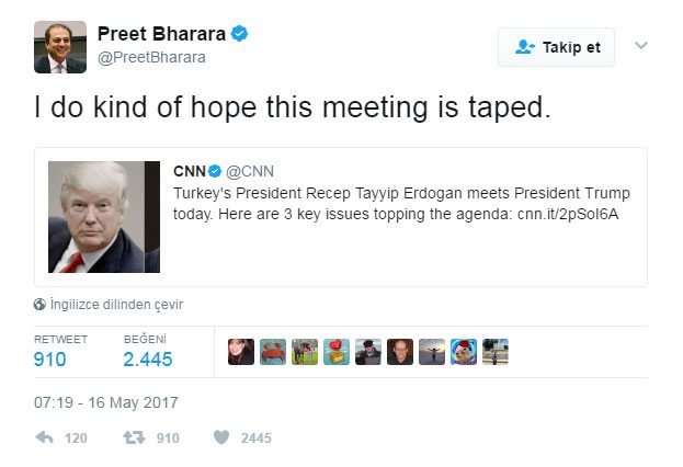 preet bharara twitter erdoğan trump tape