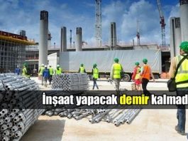 Türkiye'de demir sıkıntısı inşaat sektörüne zarar verebilir!
