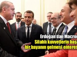 Erdoğan: Silahlı kuvvetlerin başına bir bayanın gelmesi enteresan macron goulard