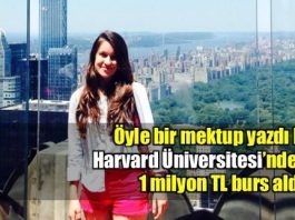 Öyle bir kabul mektubu yazdı ki Harvard'a tam burslu girdi