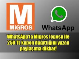 Migros logosu ile WhatsApp'ta dolandırıcılığa dikkat!