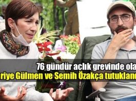 Nuriye Gülmen ve Semih Özakça için tutuklama kararı