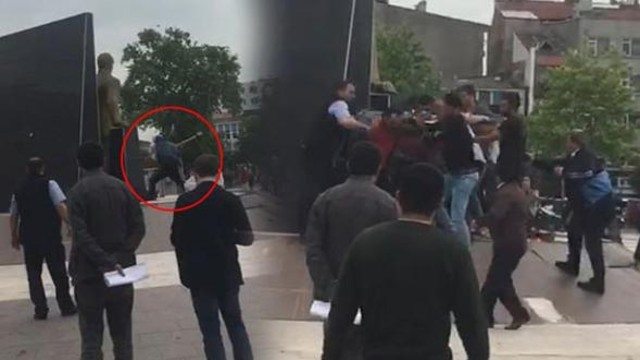 sakarya adapazarı atatürk heykeli anıtı saldırı