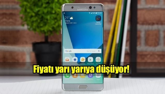 Samsung Galaxy Note 7R fiyatı yarı yarıya düşüyor!