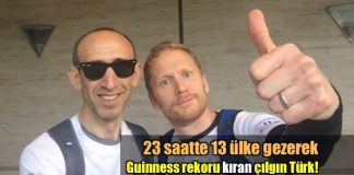 23 saatte 13 ülke gezerek Guinness rekoru kıran çılgın Türk!