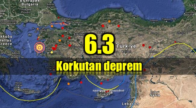 6.3 şiddetinde deprem oldu: İzmir, İstanbul, Atina'da panik