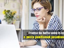 Fransa'da hafta sonu iş e-postası yanıtlamak yasaklandı