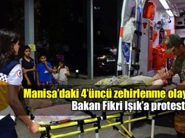 Manisa'da 600 asker zehirlendi; Bakan Fikri Işık'a protesto