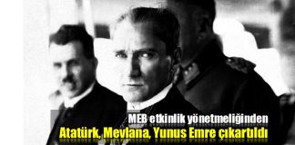 MEB Sosyal Etkinlikler Yönetmeliği'nde Atatürk'e yer yok