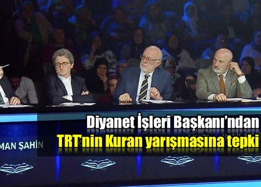 Mehmet Görmez'den TRT'nin Kuran yarışmasına sert eleştiri