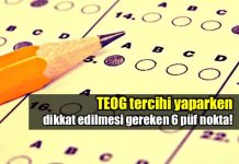 TEOG tercihi ve lise seçimi yaparken bu 6 püf noktaya dikkat!