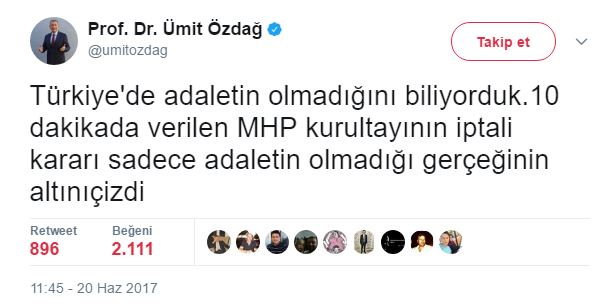 ümit özdağ mhp mahkeme açıklaması