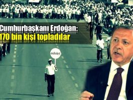 Cumhurbaşkanı Erdoğan: 170 bin kişi topladılar