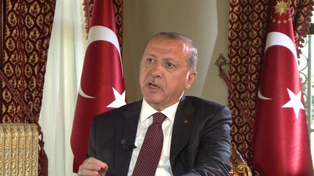 cumhurbaşkanı recep tayyip erdoğan bbc