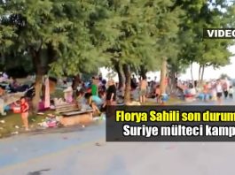 Florya sahili son durum: Suriye mülteci kampı