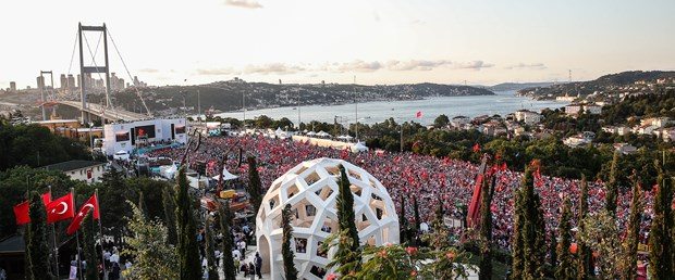 milli birlik yürüyüşü cumhurbaşkanı erdoğan 15 temmuz şehitler köprüsü demokrasi bayramı