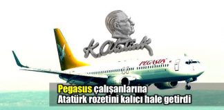 Pegasus çalışanlarına Atatürk rozeti takmayı zorunlu hale getirdi