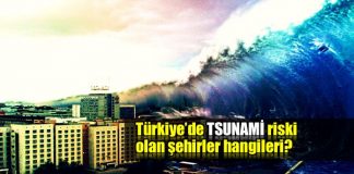 Türkiye tsunami riski olan şehirler
