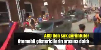 ABD Charlottesville'de otomobil göstericilerin arasına daldı