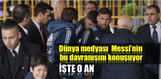 Video: Dünya Messi bu davranışını konuşuyor