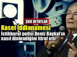 Kaset iddianamesi: Deniz Baykal telefonları dinlenmiş