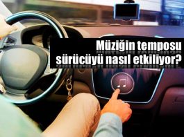 hızlı müzik ile araba kullanmak sürücü tempo ritim