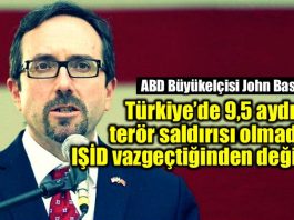 ABD Büyükelçisi John Bass vize krizi IŞİD DEAŞ terör