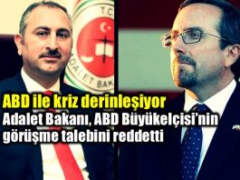 Adalet Bakanı ABD Büyükelçisi Bass'ın görüşme talebini reddetti