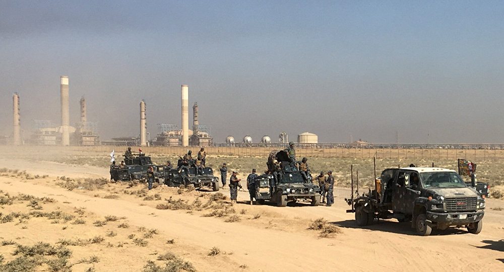 Kerkük yakınlarındaki iki petrol kuyusu Irak Ordusu'nun eline geçti