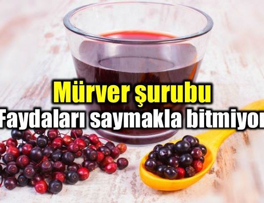 Mürver şurubu faydaları saymakla bitmiyor!