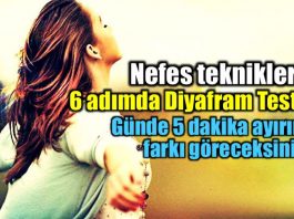 Nefes teknikleri: Diyafram testi ile doğru nefes nasıl alınır?