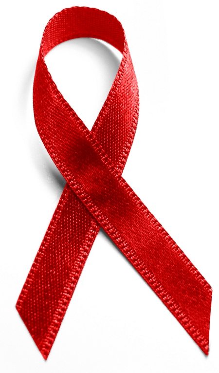 aids hiv ribbon kurdele